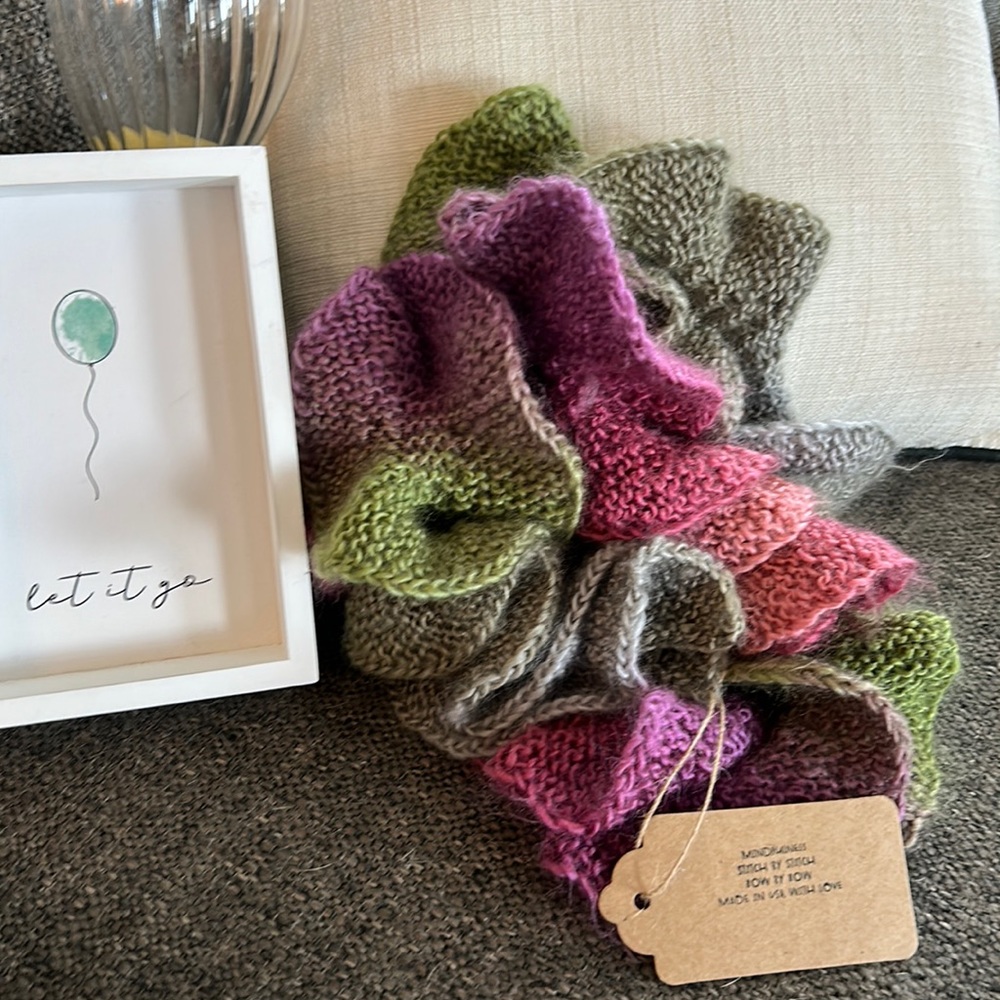 “Orchid” A gorgeous scarf just as unique as you lovingly made by hand in USA!